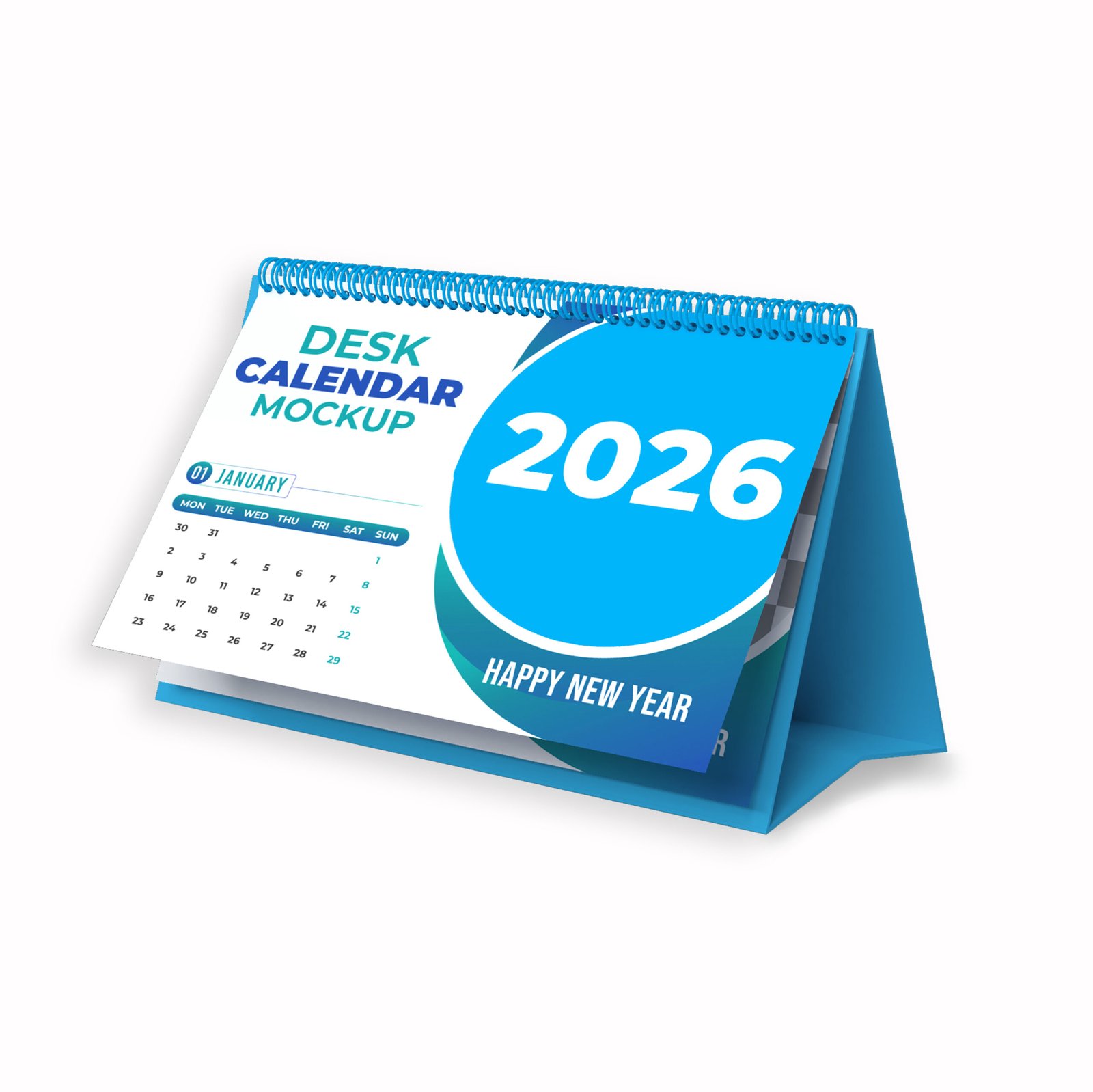 elegant wall calendar mockup Desk Calendar - Image 1